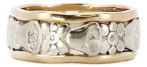 Vintage 14k Bristol Wedding Bells Ring, Size 6