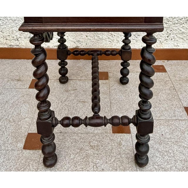Portuguese Barley Twist Nightstands, 1940s, Set of 2 For Sale - Image 12 of 15