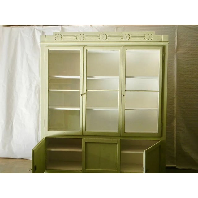 1950s Vintage Fir Display Cabinet, 1950s For Sale - Image 5 of 12