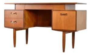 Mid-Century Danish Teak Desk by Ib Kofod-Larsen for G-Plan, 1960s
