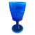 1 American Hobnail Blue Opalescent Westmoreland Style Goblet For Sale