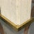Large French Mid-Century Rectangular Travertine Table Lamp With Brass Base, 1960s For Sale - Image 9 of 12