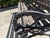 Vintage Cast Aluminum & Oak Garden Benches, Pair For Sale - Image 9 of 12