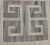 2020s Oversized Modern Kilim With Large Scale Greek Key Design in Cream & Gray Tones For Sale - Image 10 of 13