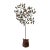 Vintage Mid Century Italian Tole Citrus Tree For Sale