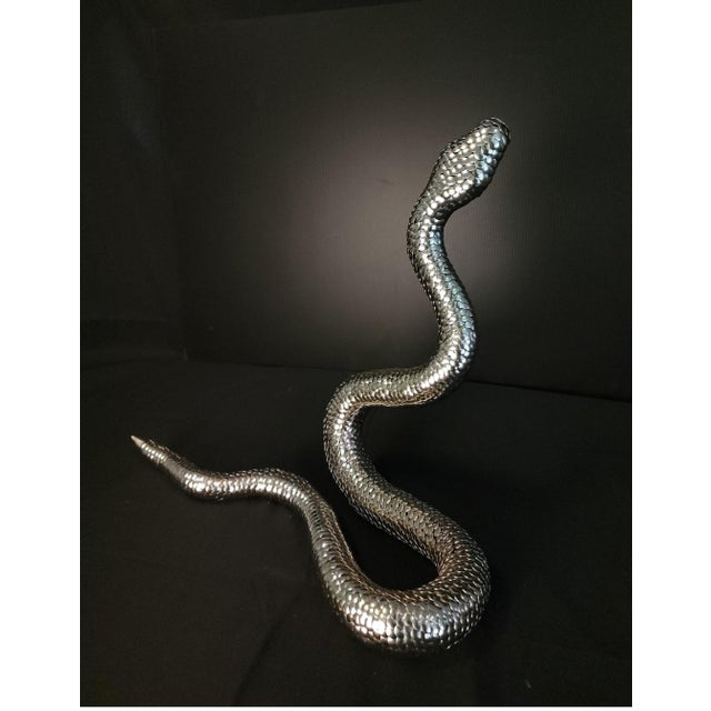 Contemporary Paige Barnes Dorsey (Commissioned) Cold-Hearted Snake Sculpture #239 For Sale - Image 3 of 7