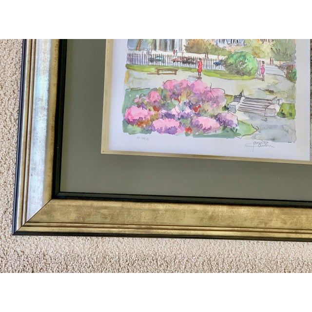 Framed seriolithograph by Daniele Cambier. Titled “Notre Dame De Paris II”. Signed and numbered 104/150. Produced in 2006....