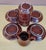 Ceramic Vintage Set of 4 Cups, 4 Saucers, 1 Milk Jug & 1 Tea or Coffee Pot, Set of 10 For Sale - Image 7 of 12