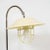 1950s French Mid-Century Modern Chrome and Lemon Cream and Black Enamel Table Lamp For Sale - Image 5 of 12