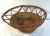 Brown Vintage Hand Crafted Artist Woven Basket For Sale - Image 8 of 8