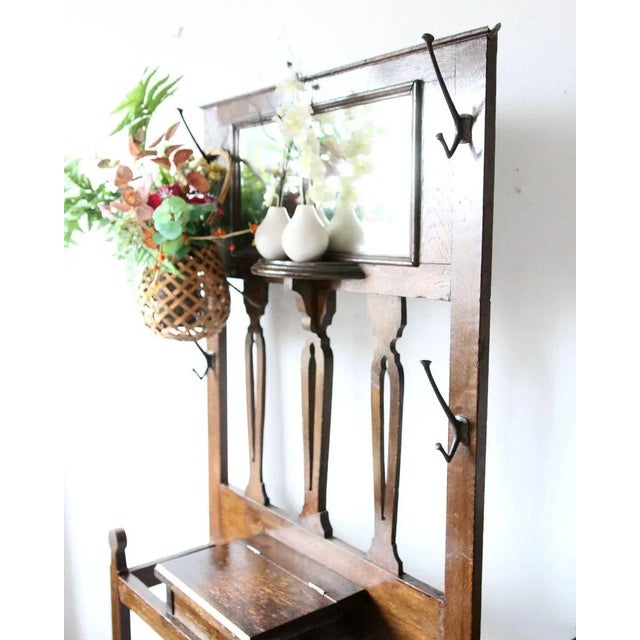 Antique English Hallway Stand For Sale - Image 9 of 13