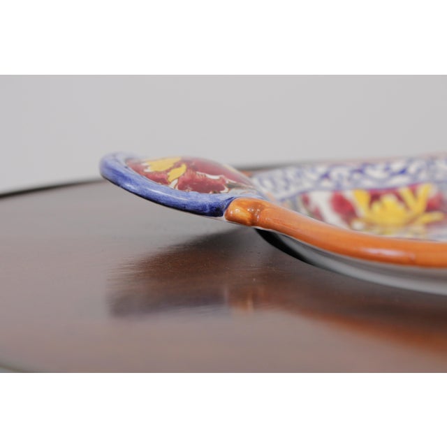 French Gien Louis XVI Tray Top Oval Side Table For Sale - Image 12 of 15