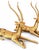 Mid-Century Modern Vintage Ethan Allen Brass Reclining Gazelle Sculptures, Matching Pair For Sale - Image 3 of 4