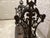 Victorian Rococo French-Inspired Scrollwork Cast Iron Umbrella Stand 1800’s Rare Originally From an Expensive Hotel in the 1800’s For Sale - Image 4 of 11