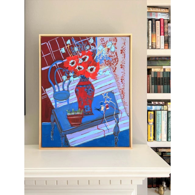 Stars and Stripes is a delightful and colorful original painting. Painted by me on gallery wrapped stretched canvas, this...