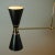 Mid-Century French Black Double Cone Diabolo Pendant Chandelier, 1950s For Sale - Image 14 of 15