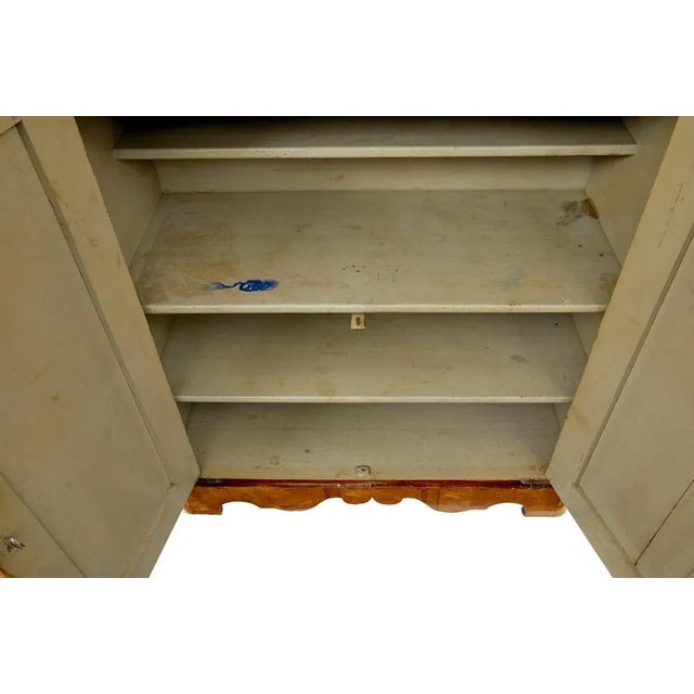 19th Century Swedish Birch Cupboard, 1860s For Sale - Image 10 of 11