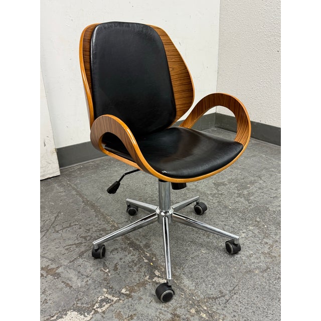 Mid-Century Modern New Pacific Direct Cleo Office Chair For Sale - Image 3 of 12