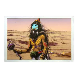 Larry Fodor "Niman Angak China" Hand Signed Limited Edition Art Print
