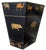 1990s Vintage Safari Animal Appliqué Wood Wastebasket by the Essex Collection For Sale - Image 5 of 11