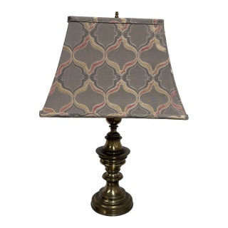 Late 20th Century Stiffel Brass Table Lamp For Sale