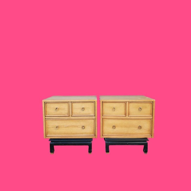 1950s Pair of Vintage Night Stands by American of Martinsville For Sale - Image 5 of 13