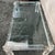Vintage Lucite Coffee Table With Thick Acrylic Frame and Glass Top For Sale - Image 4 of 12