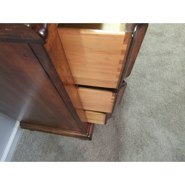 Wood Harden Solid Cherry Pair of French Styled Nightstands For Sale - Image 7 of 10