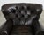 Ralph Lauren Style Cigar Leather Wingback Writers Chair For Sale In Sacramento - Image 6 of 12