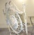 Italian 1970s Italian Bistro–Style Wrought Iron Garden Set With Four Folding Chairs For Sale - Image 3 of 18