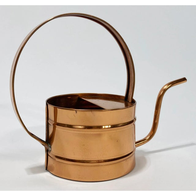 Vintage Sculptural Copper Watering Can For Sale In Kansas City - Image 6 of 7