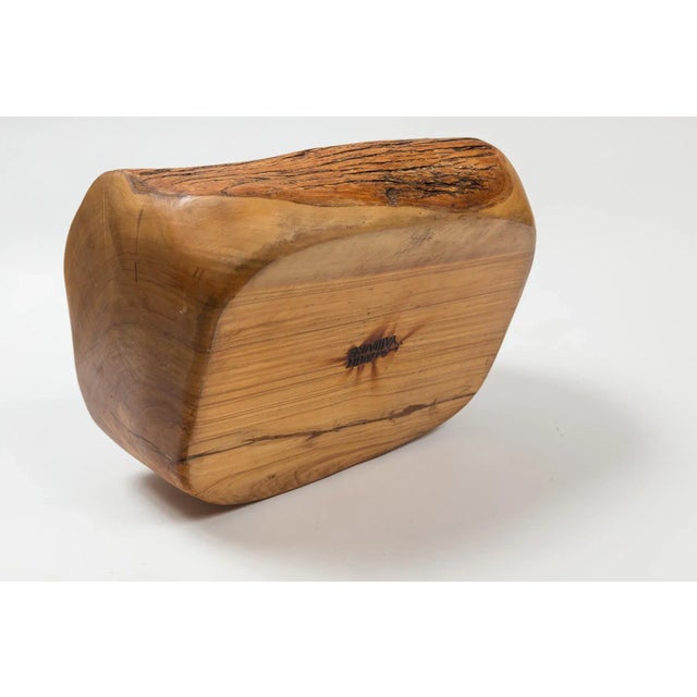 Hand-Carved Olive Wood Bowl, Jean Paul Bain, Vallauris, France, Circa 1970 For Sale - Image 10 of 12