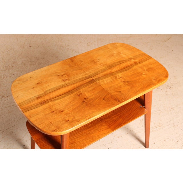 Wood Mid-Century Modern Walnut Magazine Rack, 1960s For Sale - Image 7 of 10