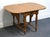 Ethan Allen Heirloom Nutmeg Maple Colonial Early American 35" Drop Leaf Pembroke Accent End Table 10-8544 For Sale - Image 12 of 16