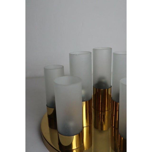 Gold Space Age Sputnik Ceiling Light in Gold Brass, 1970s-1990s For Sale - Image 8 of 9