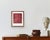 Abstract minimalist acrylic painting on French hand crafted cotton paper. Framed in a solid mahogany wood frame. All works...