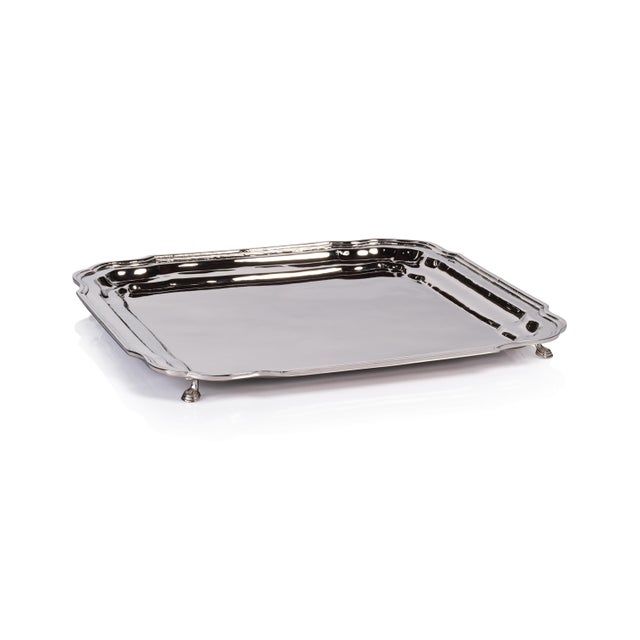 Modern Alsace Elegant Brass Tray For Sale - Image 3 of 3