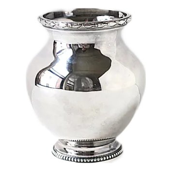 Sterling Silver Vase For Sale