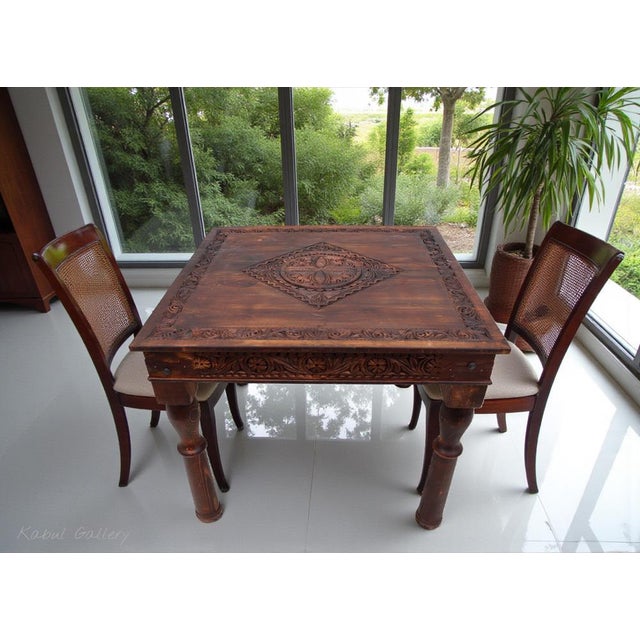Vintage Wooden Dining Table, 1970s For Sale - Image 4 of 17