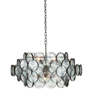 Currey & Company Galahad Small Chandelier For Sale