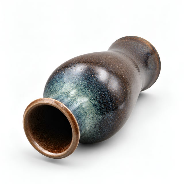 Large Studio Ceramic Vase by Herbert Schulze-Crinitz, 1977 For Sale - Image 6 of 13