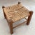 Rustic + Charming Woven Danish Cord Stool (After Charlotte Perriand) For Sale - Image 10 of 11
