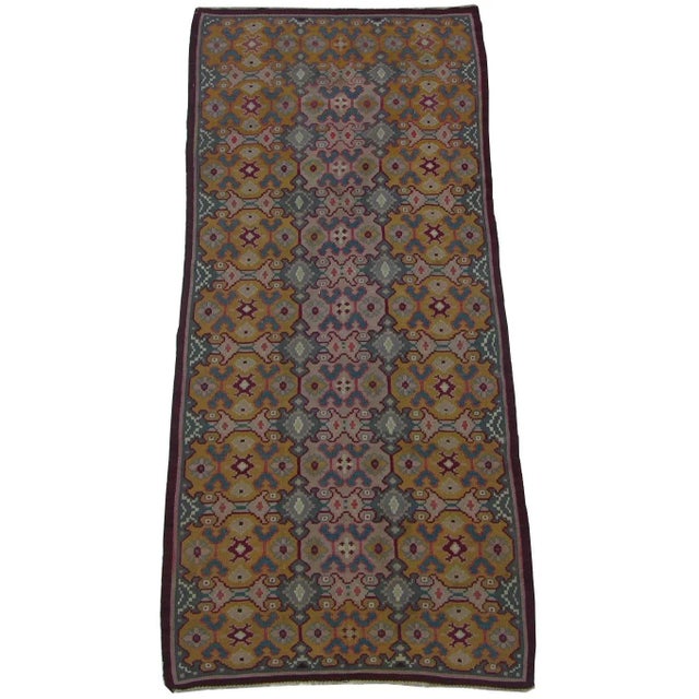 19th Century Antique Kilim Runner Rug - 3'3'' X 7'9'' For Sale - Image 5 of 9