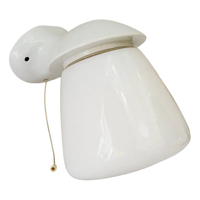 Bauhaus Porcelain Ceiling Lamp, 1920s For Sale