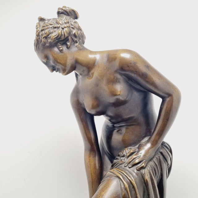 Bathing Venus, Neoclassical Nude Bronze Sculpture, 1890s, Bronze For Sale - Image 12 of 18