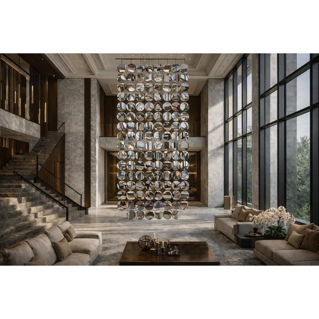 Hipsteria Gold Maxi Modular Wall Mirror by GTG Design Couture For Sale - Image 6 of 13