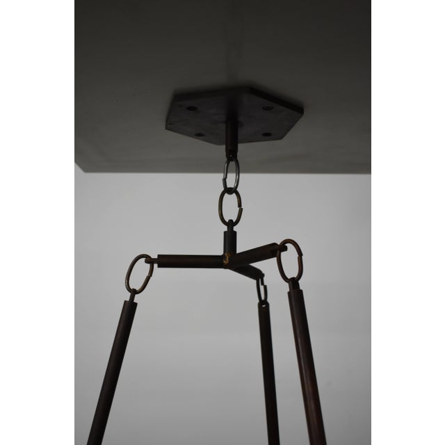 2020s Contemporary Hanging Planter With Hexagonal Canopy For Sale - Image 5 of 9