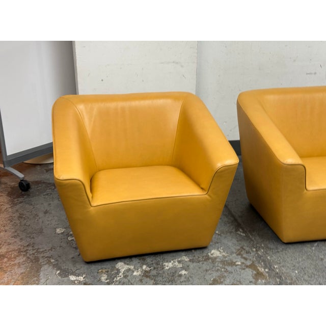 Contemporary José Manuel Ferrero for EstudiHac by Sancal Spain Tea Lounge Chairs, Pair For Sale - Image 3 of 12