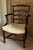Brown Antique Early 19th Century English George III Carved Mahogany Ribbon Back Arm Chair, Circa 1800 For Sale - Image 8 of 15