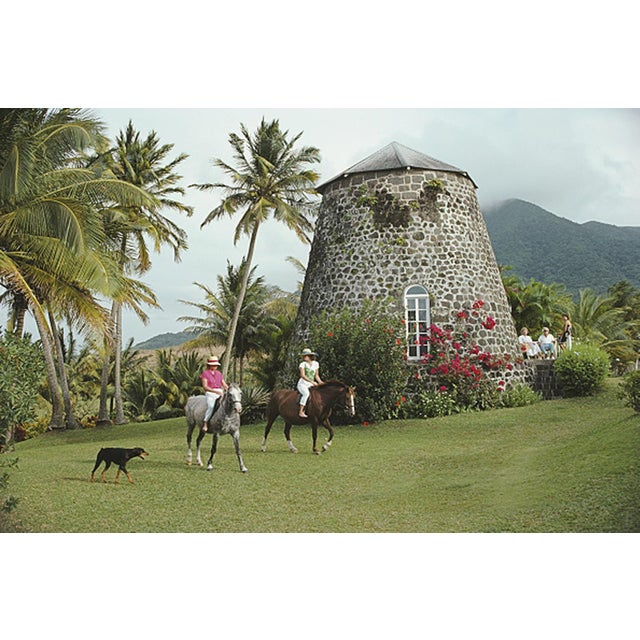 Slim Aarons, Saint Kitts and Nevis, Estate Stamped Photographic Print For Sale - Image 3 of 3